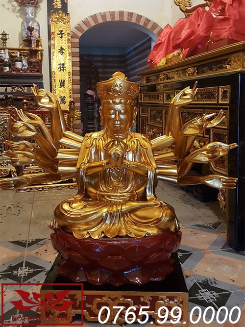 Tượng quan âm chuẩn đề 08