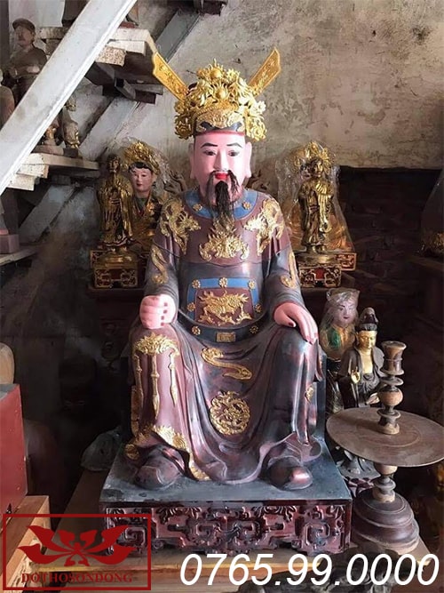 Tượng trần triều gỗ mít sơn son thếp vàng ms07