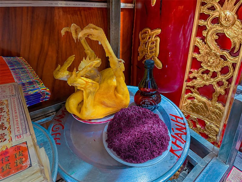 mam le man le ong hoang bay
