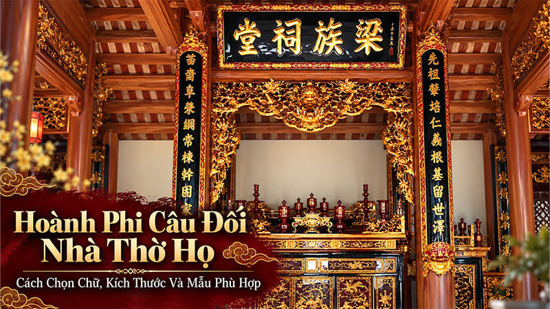 hoành phi câu đối nhà thờ họ